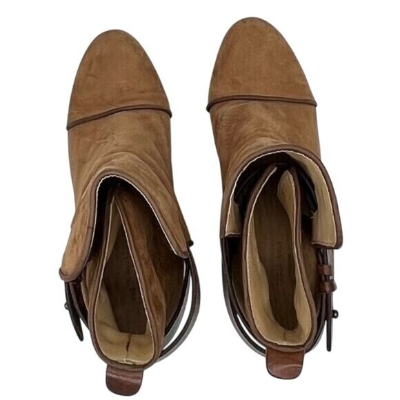 Rag & Bone Kinsey Brown Suede Heeled boots - Size 7 - Picture 5 of 10